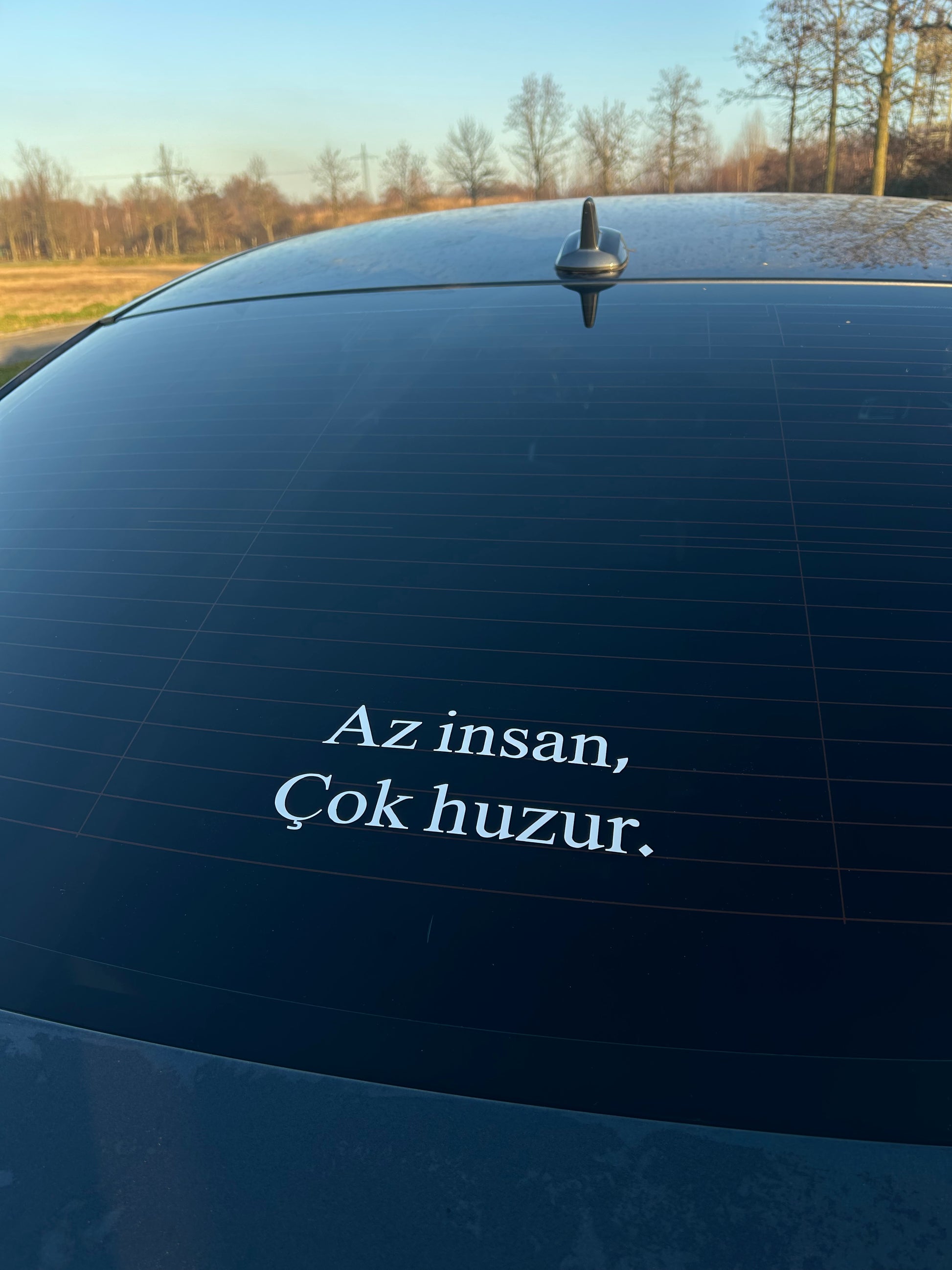 Az insan, cok huzur.