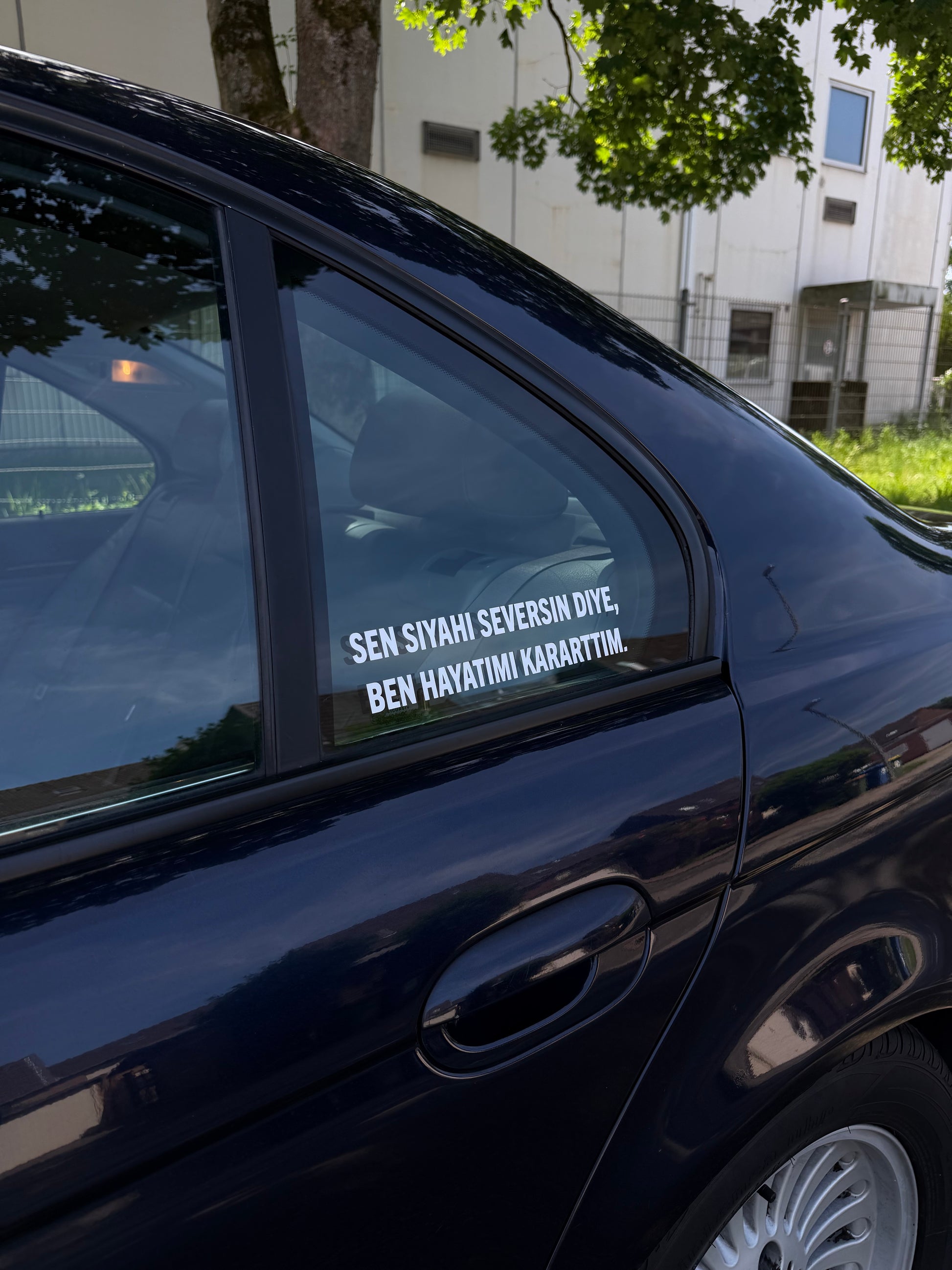 Sen siyahi seversin diye ben hayatimi kararttim