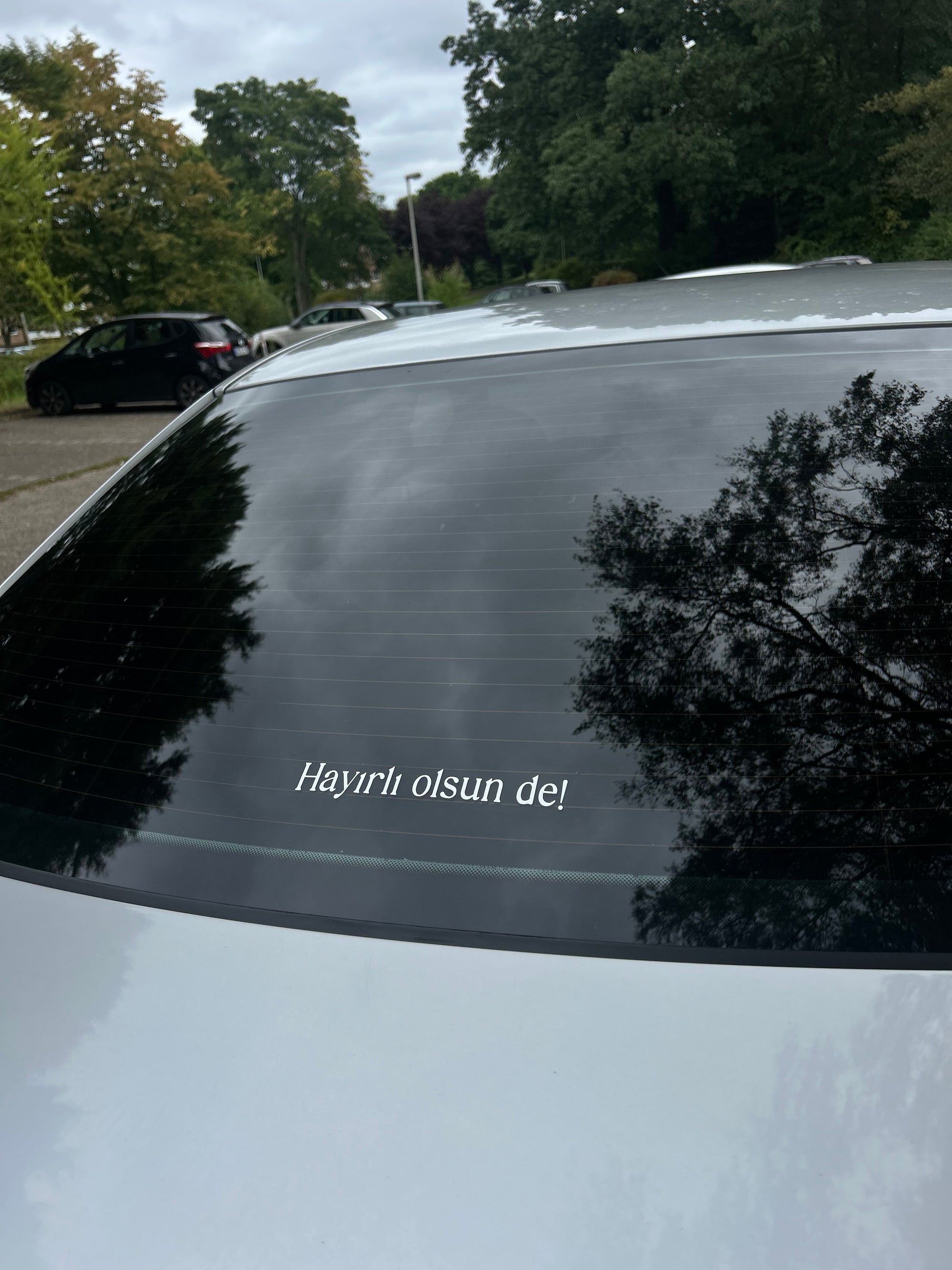 Hayirli olsun de!