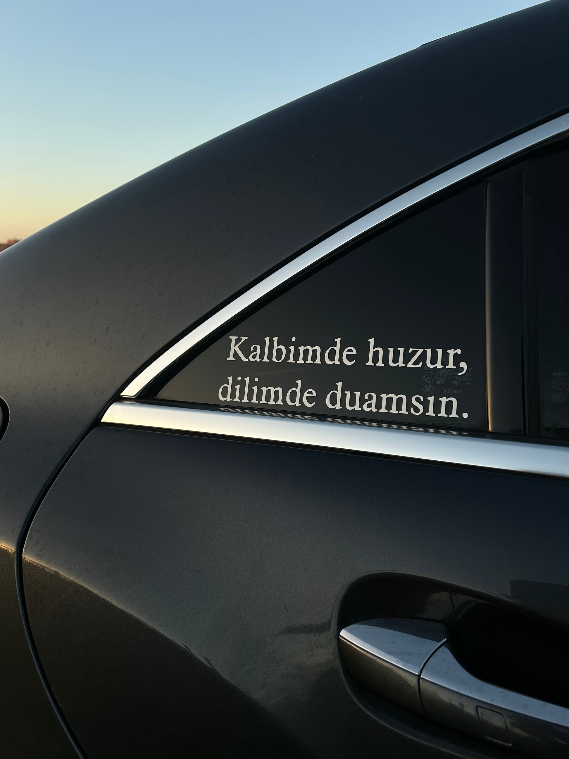 Kalbimde huzur, dilimde duamsin