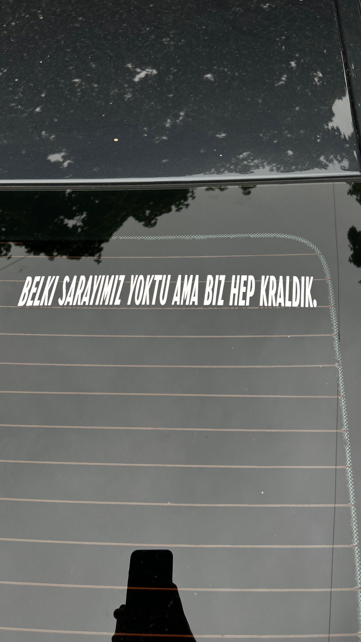 BELKI SARAYIMIZ YOKTU AMA BIZ HEP KRALDIK.
