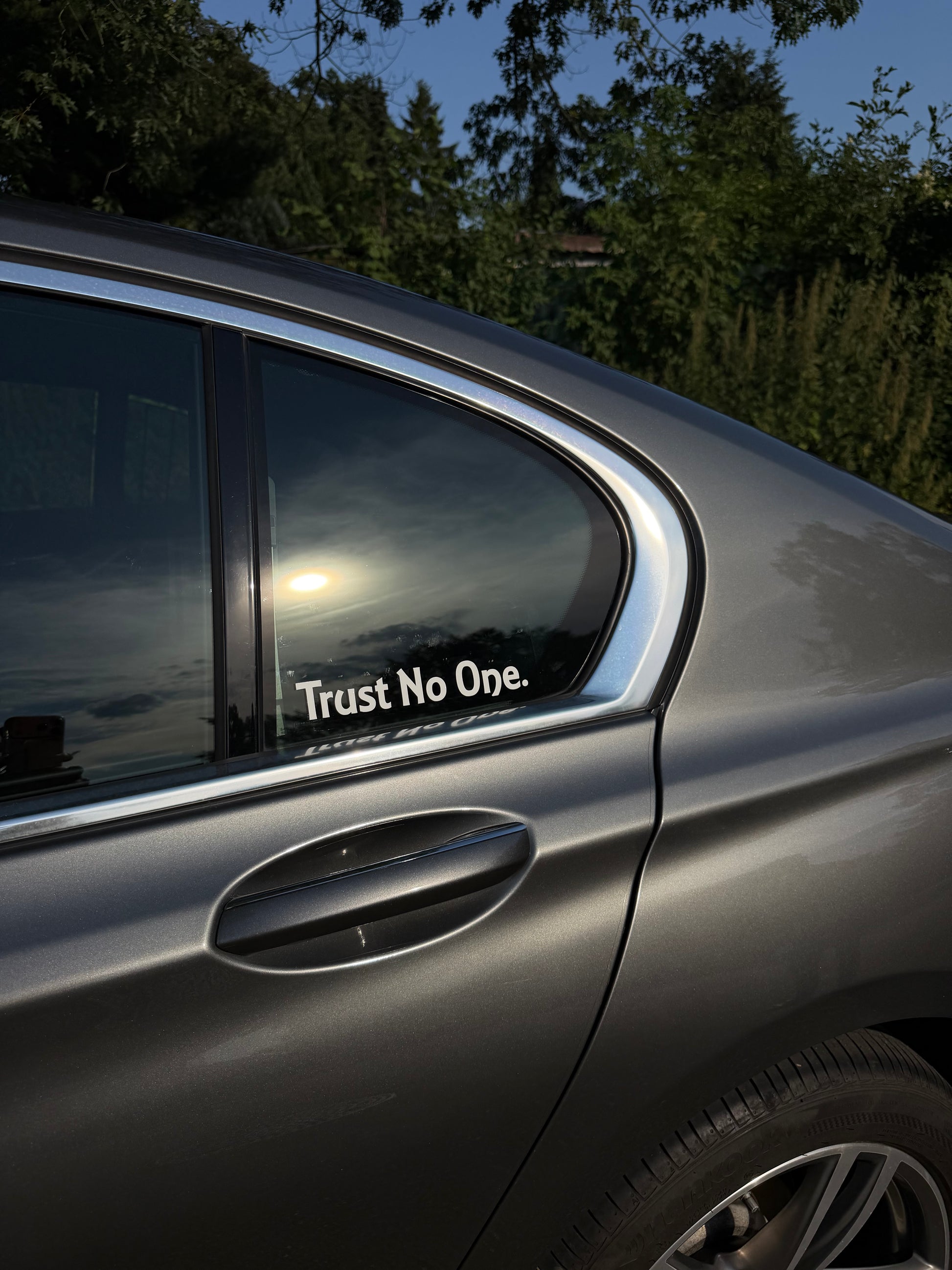 Trust no one.