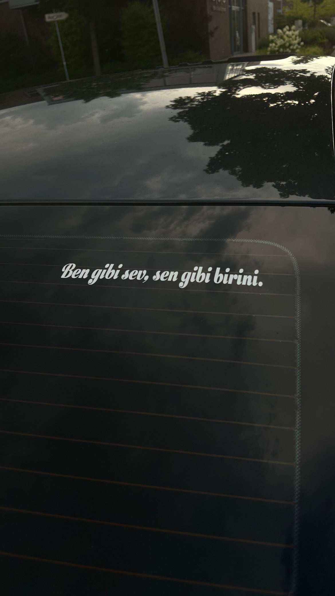Ben gibi sev, sen gibi birini.